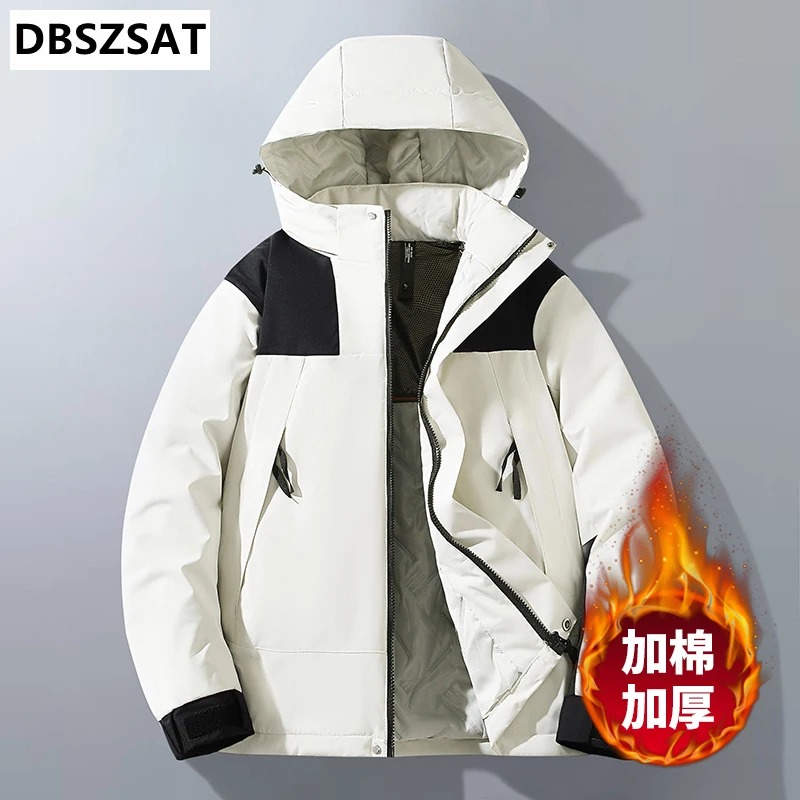 2025 cappotti invernali in pile da uomo giacche sottili parka caldi Casual Jaquetas New Male Fashion giacche Outwear più spesse M-5XL