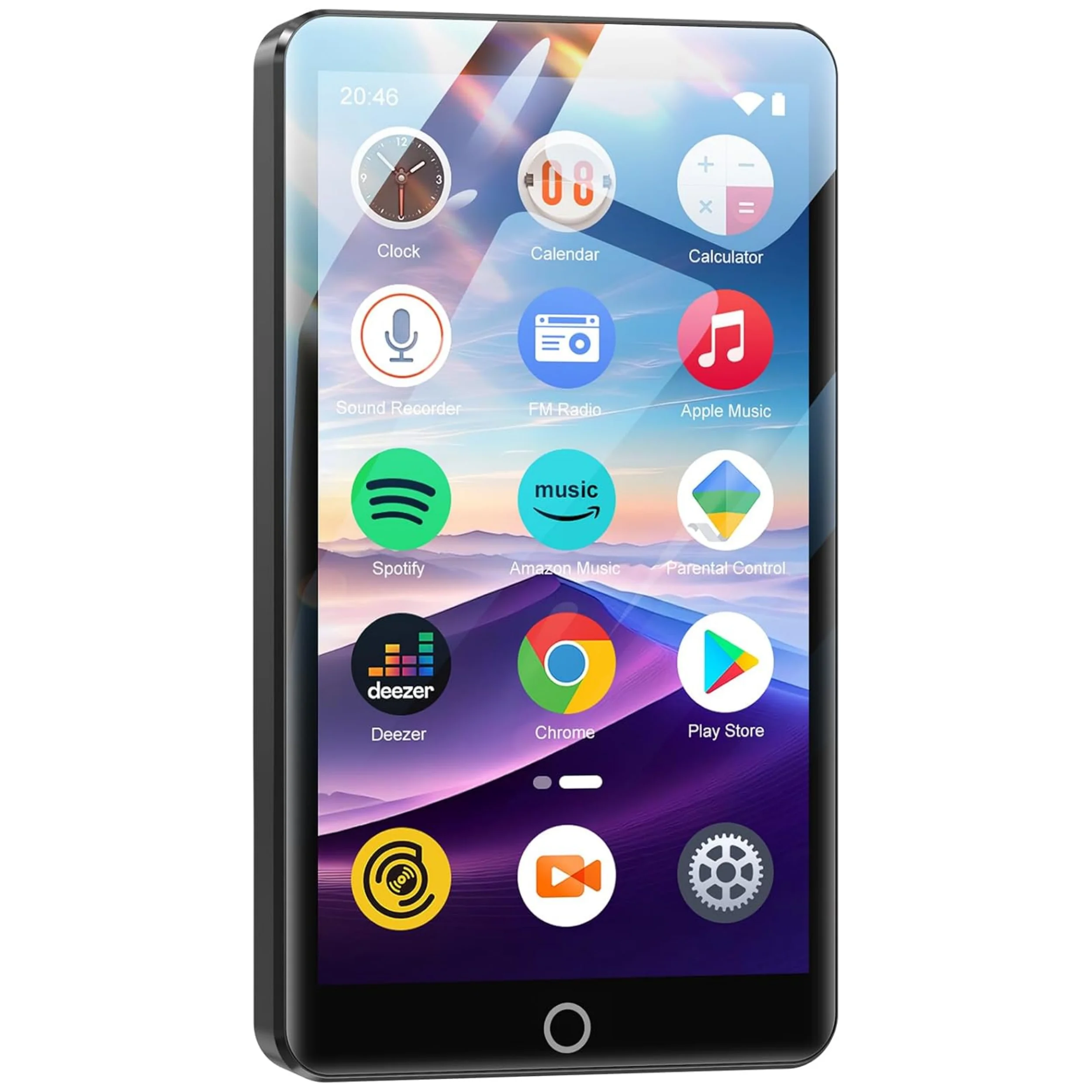 96GB (32GB+64GB) with Bluetooth and WiFi,4.02-inch touchscreen with Spotify, Audible,Deezer, App Store,digital HIFI Music Player