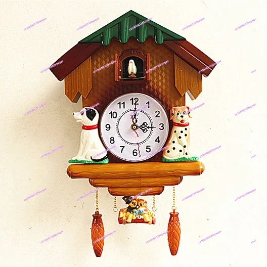 Cartoon Creative Wall Clock Children's Room Bedroom Living Room Quiet Quartz Clock Living Room Clock Hanging Watch