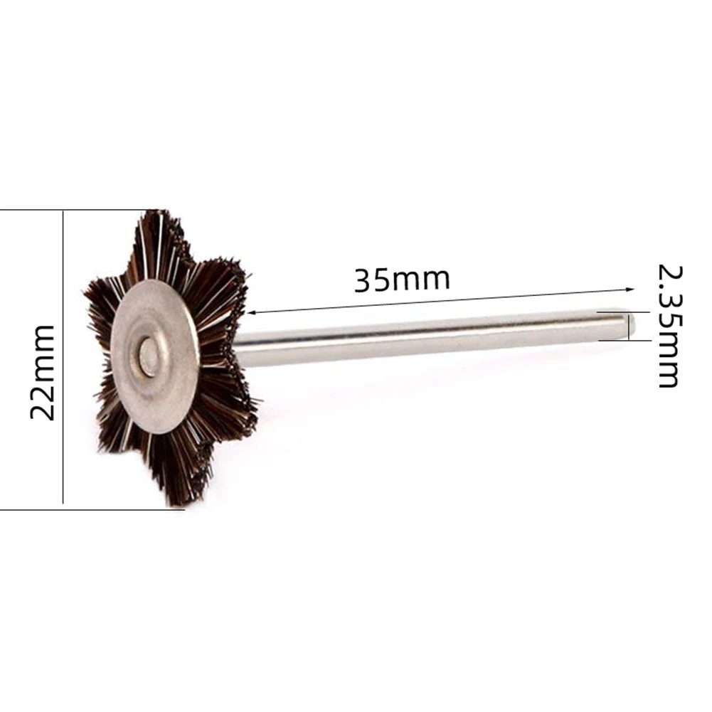 Spazzola per lucidatura artigianale Spazzola per lucidatura a sei stelle per la lavorazione del legno Setole resistenti e resistenti Setole di alta qualità