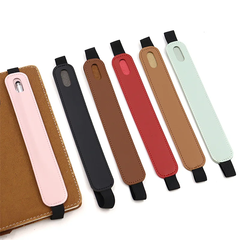 Suitable For Ipad Tablet Strap Elastic Leather Pen Case Ipadpro9.7 10.5 12.9 Protective Case Pencil Case