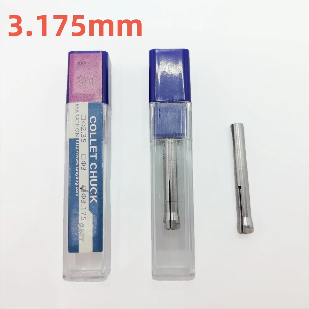 3 Type 2.35mm 3.0mm 3.175mm Micromotor Collet Chuck For Strong 210 102L 105L Marathon Handle Nail Chuck Accessories Replace Tool