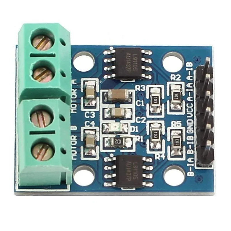 

AED6-5Pcs L9110S 2 Channels DC Stepper Motor Dual Motor Driver Module Controller Board For Arduino