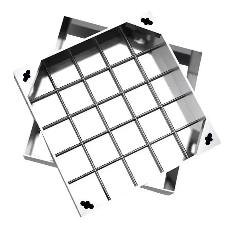 304 stainless steel invisible manhole cover, square sewer brick sand, square manhole cover