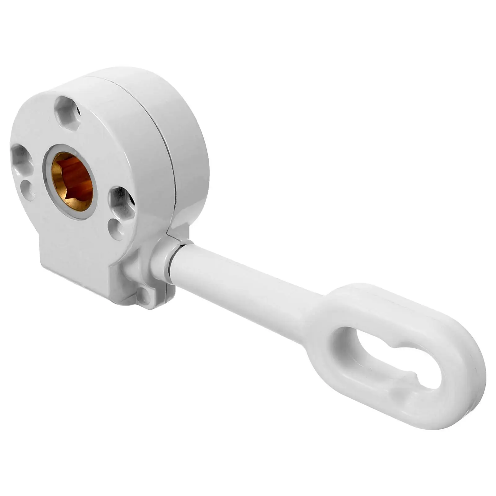 Awning Rotation Shaft Cranking Tool Gear Controlling White Worm Lightweight Metal Plastic Awning Worm Gear Efficient