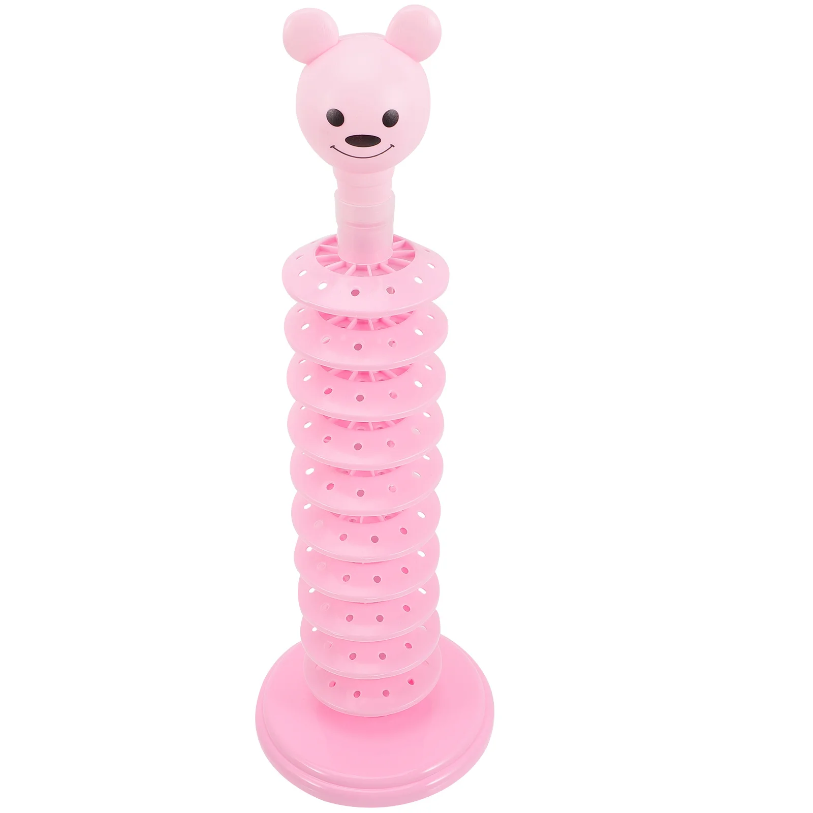 

Candy Display Rack Adjustable Height Multi-Layer Lollipop Holder Desktop Stand Smooth Edges Plastic Material Store