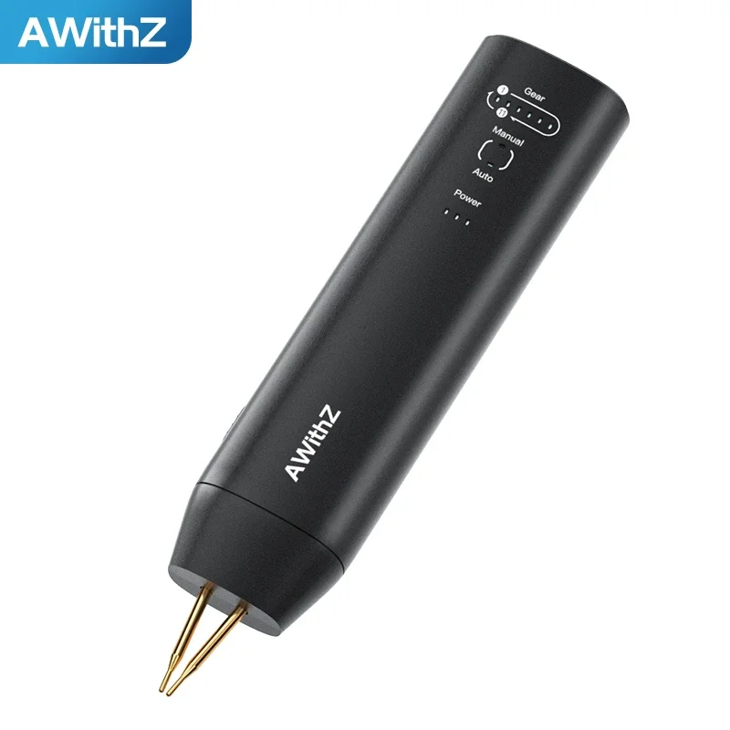 

In stock Awithz Portable Handheld Battery Spot Welder 11 Gear Adjustable for 18650 Welding Iron Stainless Steel with 2M Nickel