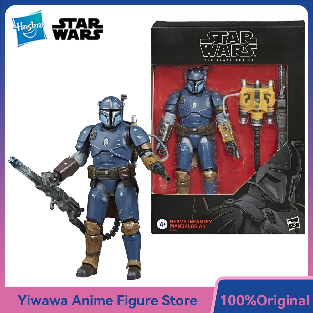 

[In-Stock] Hasbro Star Wars The Black Series Heavy Infantry Mandalorian 15cm Collectible Action Movie Figure Model Gift Toys