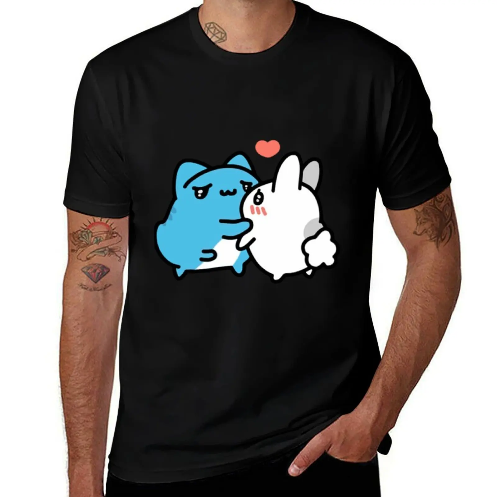 

Мужская футболка Capoo для мужчин Мужская футболка футболка футболка летняя дизайнерская рубашка Bugcat