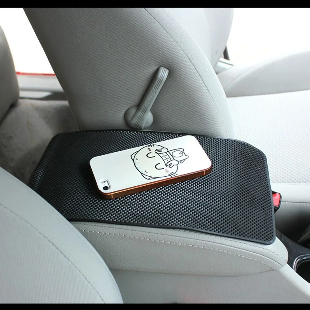 Car Dashboard Mat Pad Non-slip Rubber Mount Holder Mobile Phone Stand Anti Slip Keys Pad Large Car Interior Accessories