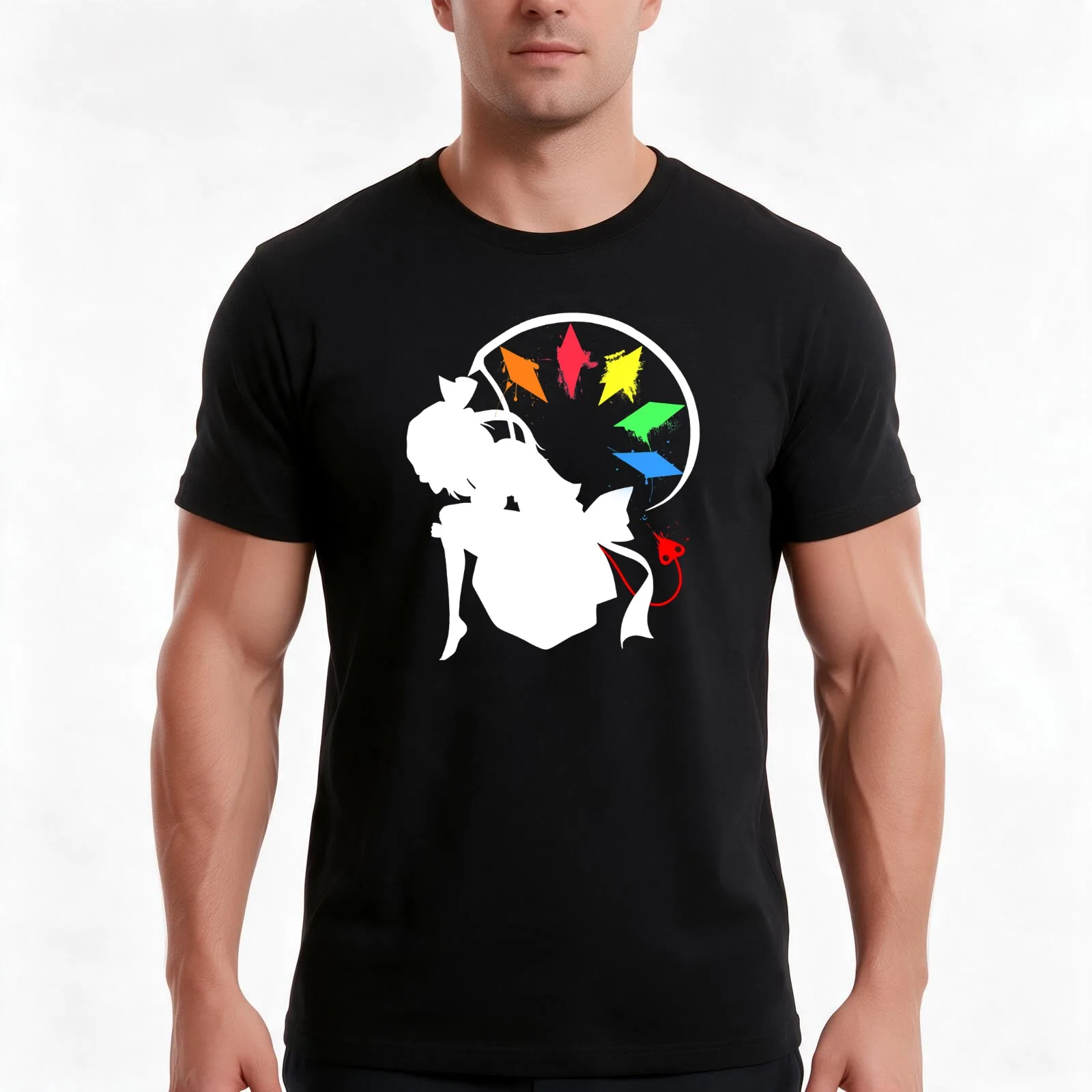 Splat Flandre T-Shirt Summer Casual Cotton Tee Oversized Streetwear Tops Vintage Graphic Print Loose Fit Short Sleeve