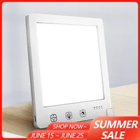 Portable Intelligent Touch Control Stepless Adjustment Emotional Physiotherapy Lamp 10000 Lux Light Therapy Lamp LED Night Light