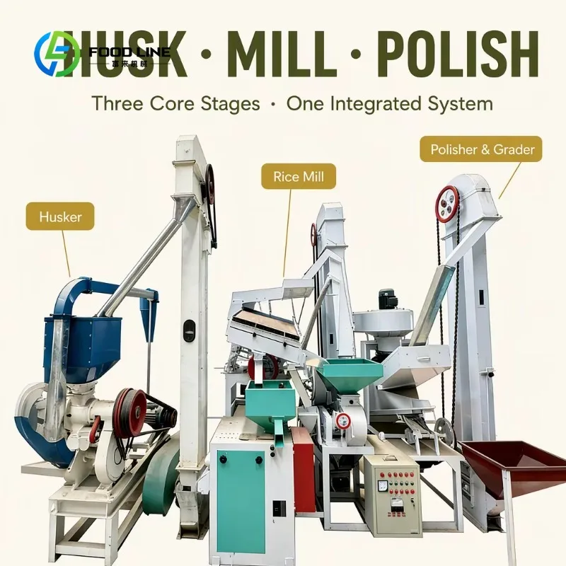 Customized Rice Mill Machine with Efficient Grading for Whole Rice Separation and Rice Bran Recovery