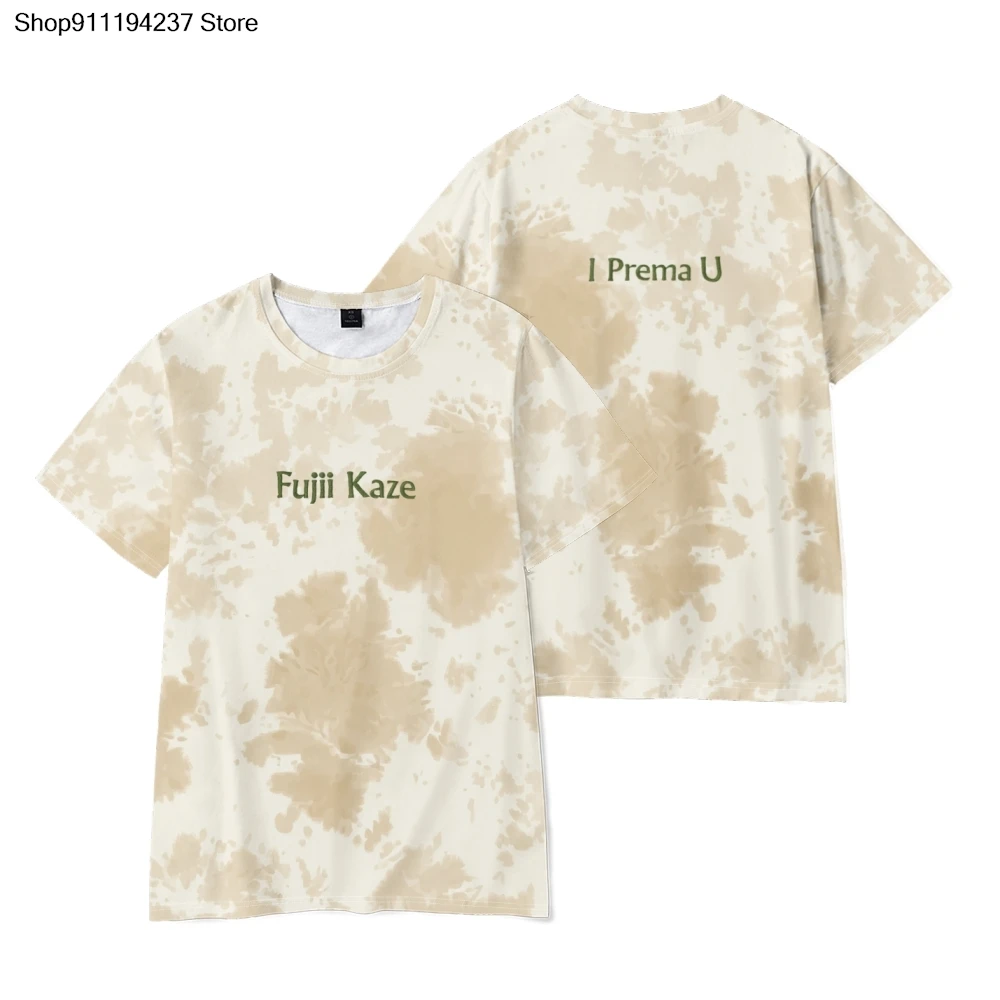 Fujii Kaze T-shirt I Prema U Tie Dye Tee Summer Unisex 3D Print Short-sleeved Casual Design Tee