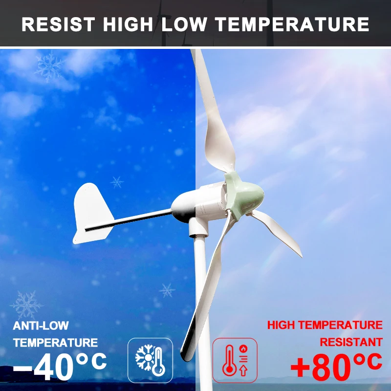new 4000W Horizontal Turbine 12V/24V/48V Low Noise Fast Delivery In Poland Newly Upgraded And Stronger Generator
