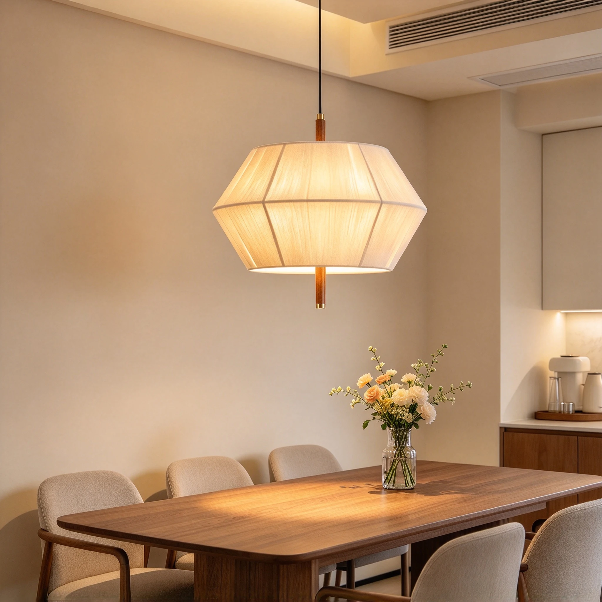 Retro Wabi Sabi Pendant Lamp Hand Woven Cotton Thread Led Pendant Lights for Bedroom Dining Room Hanging Lamp Fixture