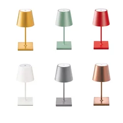 Mini lampe de table LED sans fil avec batterie aste USB, lampe simple, restaurant, salle à manger, salon, bar, décor d'hôtel