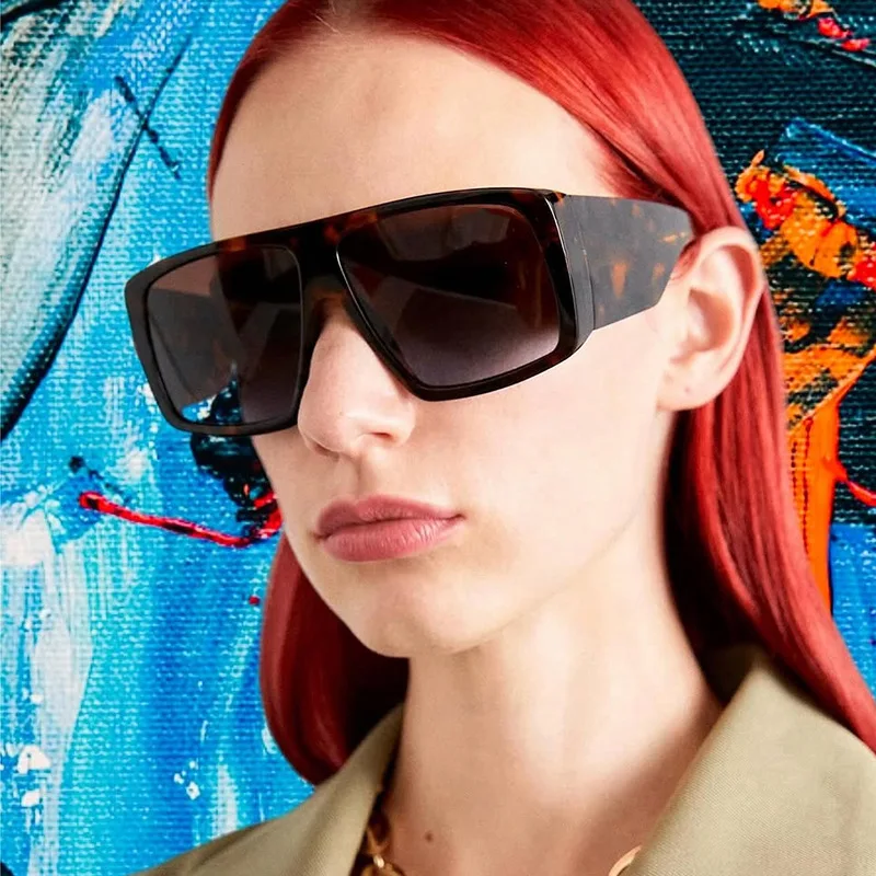 

Fashion Oversized Hip Hop Sunglasses Men Women Shades Brand Designer Sun Glasses Trend Male Punk Eyewear Female UV400
