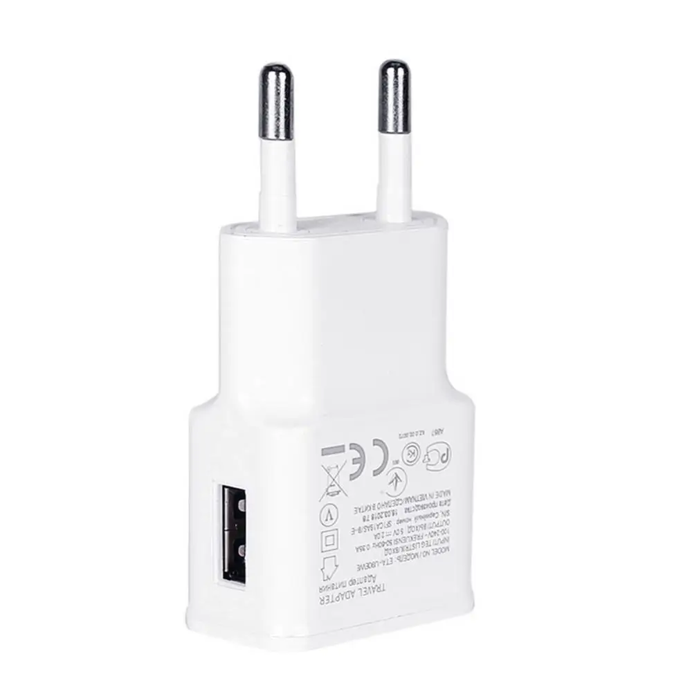 Portable Home Travel 5V 2A Single USB Phone Charger Adapter Current Wall Plug in Charging Head For Samsung Huawei