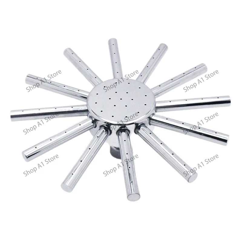 8-Inch sunflower top spray shower, stainless steel bath pressurized nozzle, hotel shower head, shower head