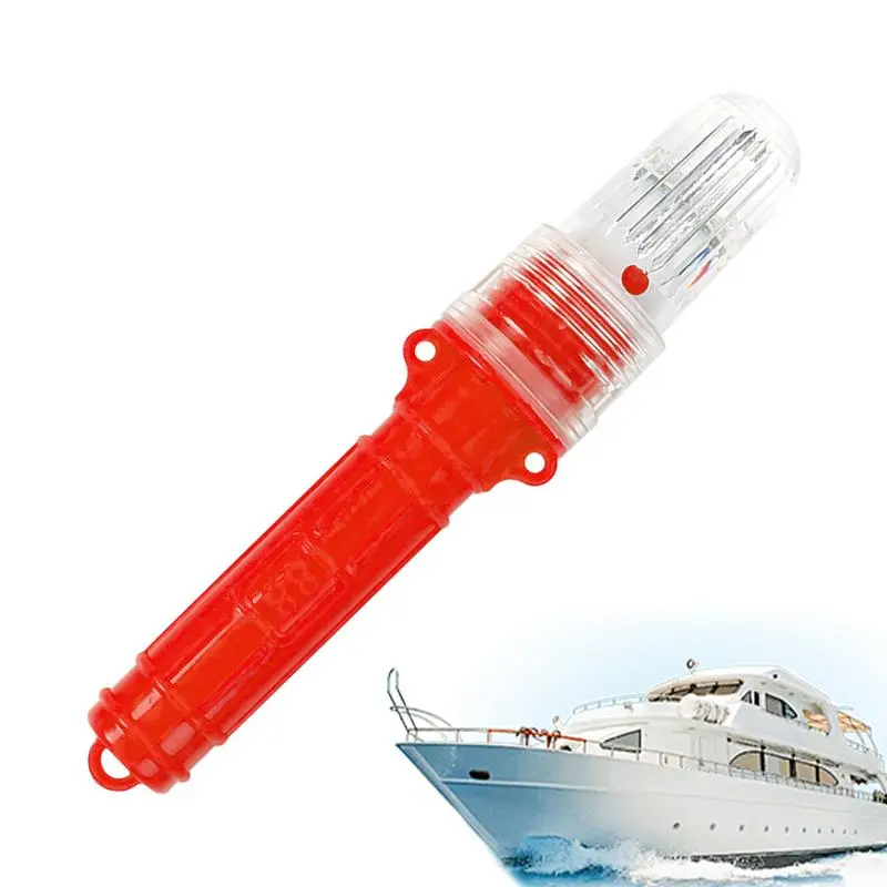 

Safety Flares LED Boating Flares Fishing Light Waterproof Buoy Fish Luring Tool Electronic Day/Night Flare Sensing Warning