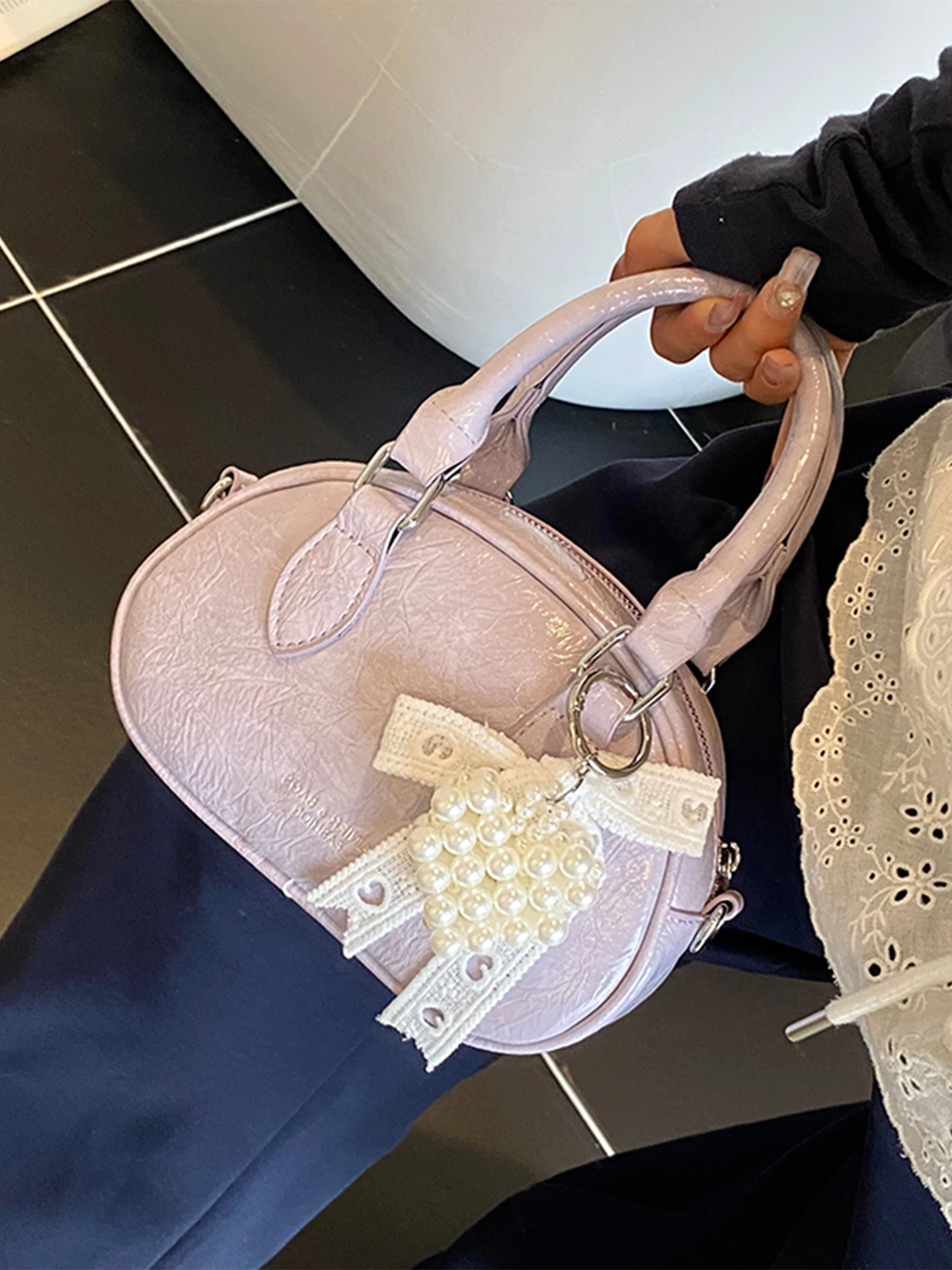 

Модная универсальная женская сумка через плечо, лето 2023, мягкая сумка из искусственной кожи маленького размера, сумка-подушка