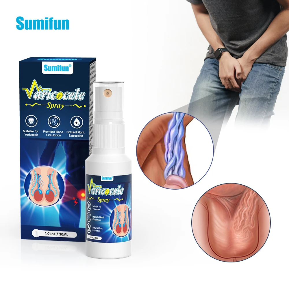 1/3/5/10pcs Sumifun Varicocele Varicose Vein Spray Phlebitis Vasculitis Liquid Varicosity Angiitis Ointment Skin Repair Plaster