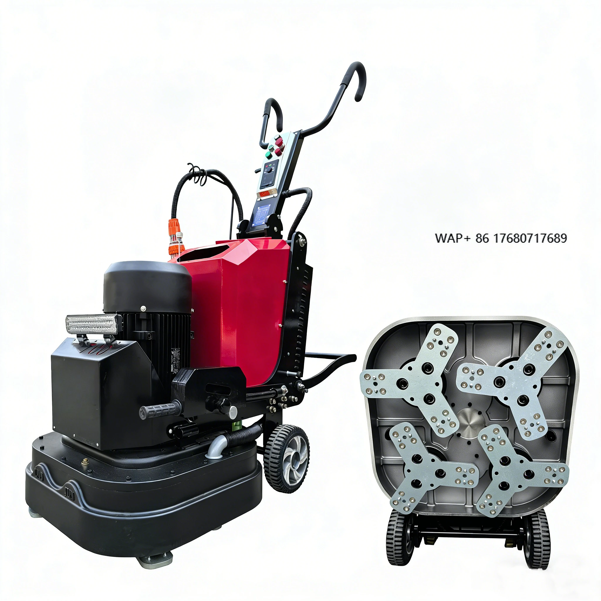 Concrete Grinder Floor Polishing Machine Concrete Grinder Working Width Concrete Floor Grinder for Precision Grinding Treatment