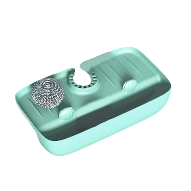 Dụng cụ tổ chức bồn rửa chén bằng PP chắc chắn với giá đỡ miếng đệm thoát nước vòi Dropsale