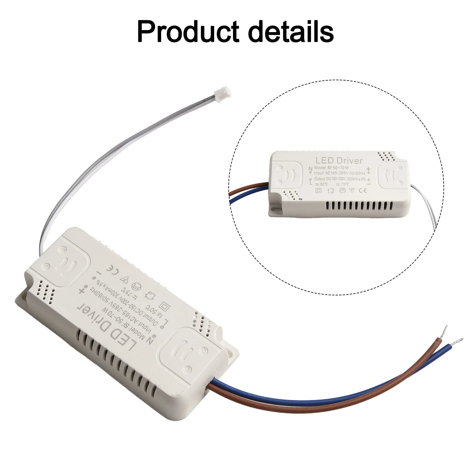 Transformer LED Driver Electronic 1 Piece 50-70W AC180-265V50/60HZ Constant Current DC150-240V240mA Driver External