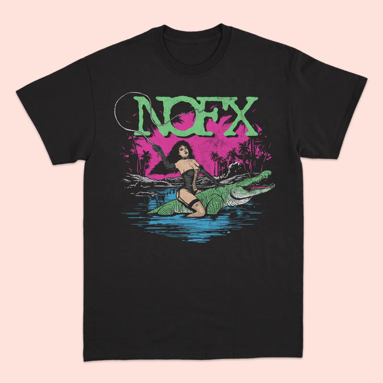 NEW!! NOFX Band Final Tour Orlando, Black Unisex T-shirt, Size S-5XL