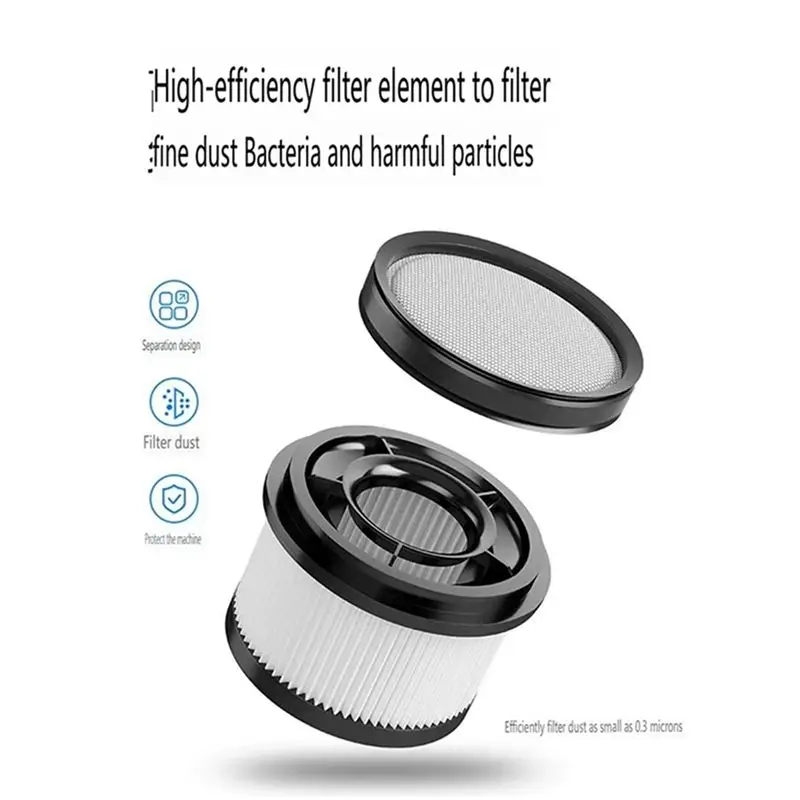 BMBY-For Dreame T30 / T30 Neo Pre Post Hepa Filter Accessories Vacuum Cleaner Consumables