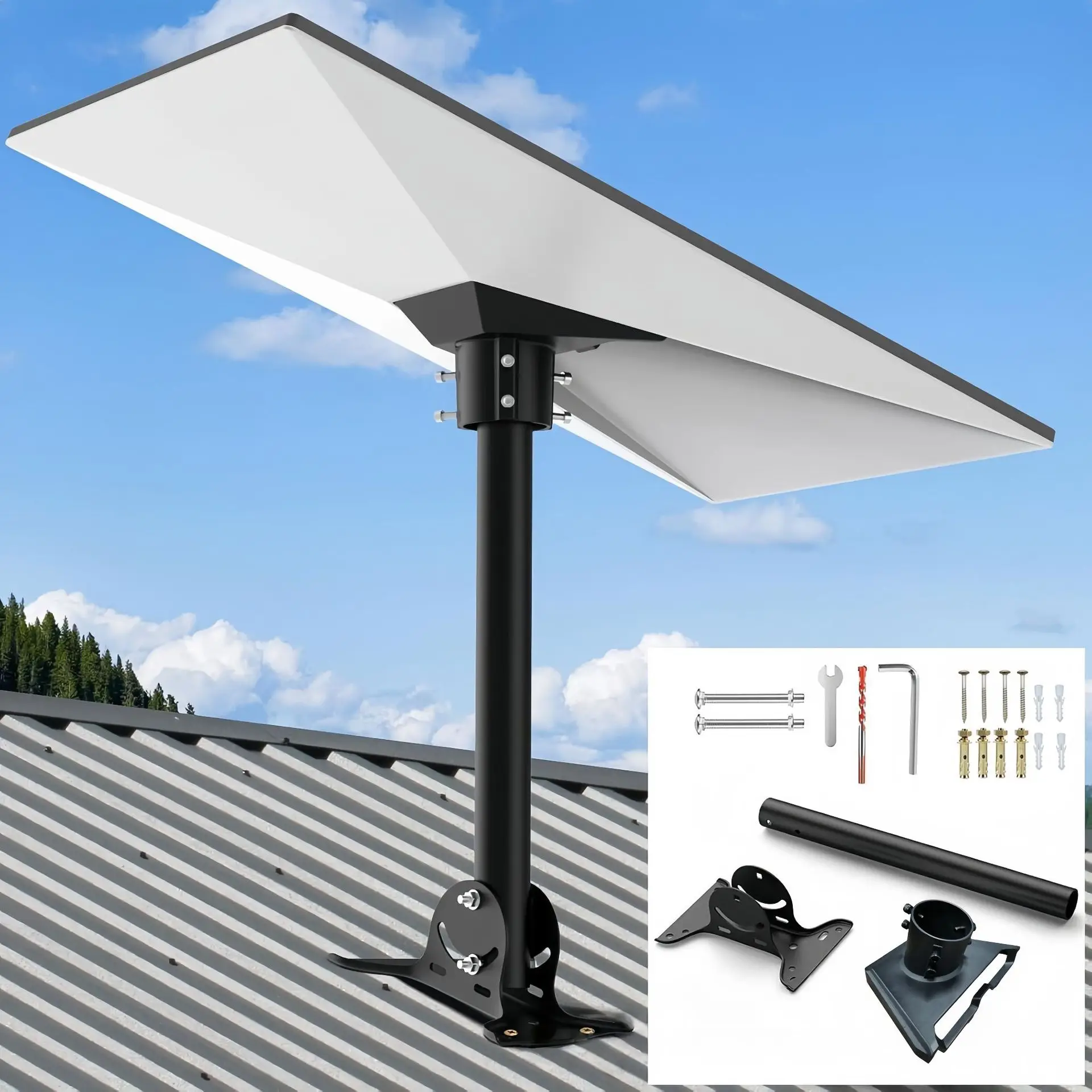 Roof bracket Gen3/V4 aluminum alloy cast iron straight pipe bracket star3 generation base bracket