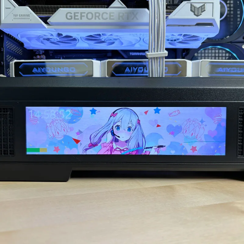 8.8 inch IPS TYPEC Secondary Screen Case CPU GPU RAM Computer Monitoring USB Display Chassis Smart AIDA Free