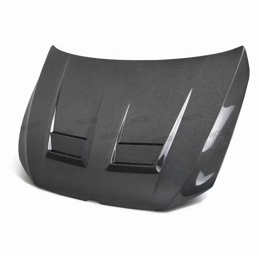 Carbon  Fiber Front Hood for  Golf 8 GTI R Line Golf 8  Front Bumper Engine Hood Bonnet Cover Air Vent Intake Hood