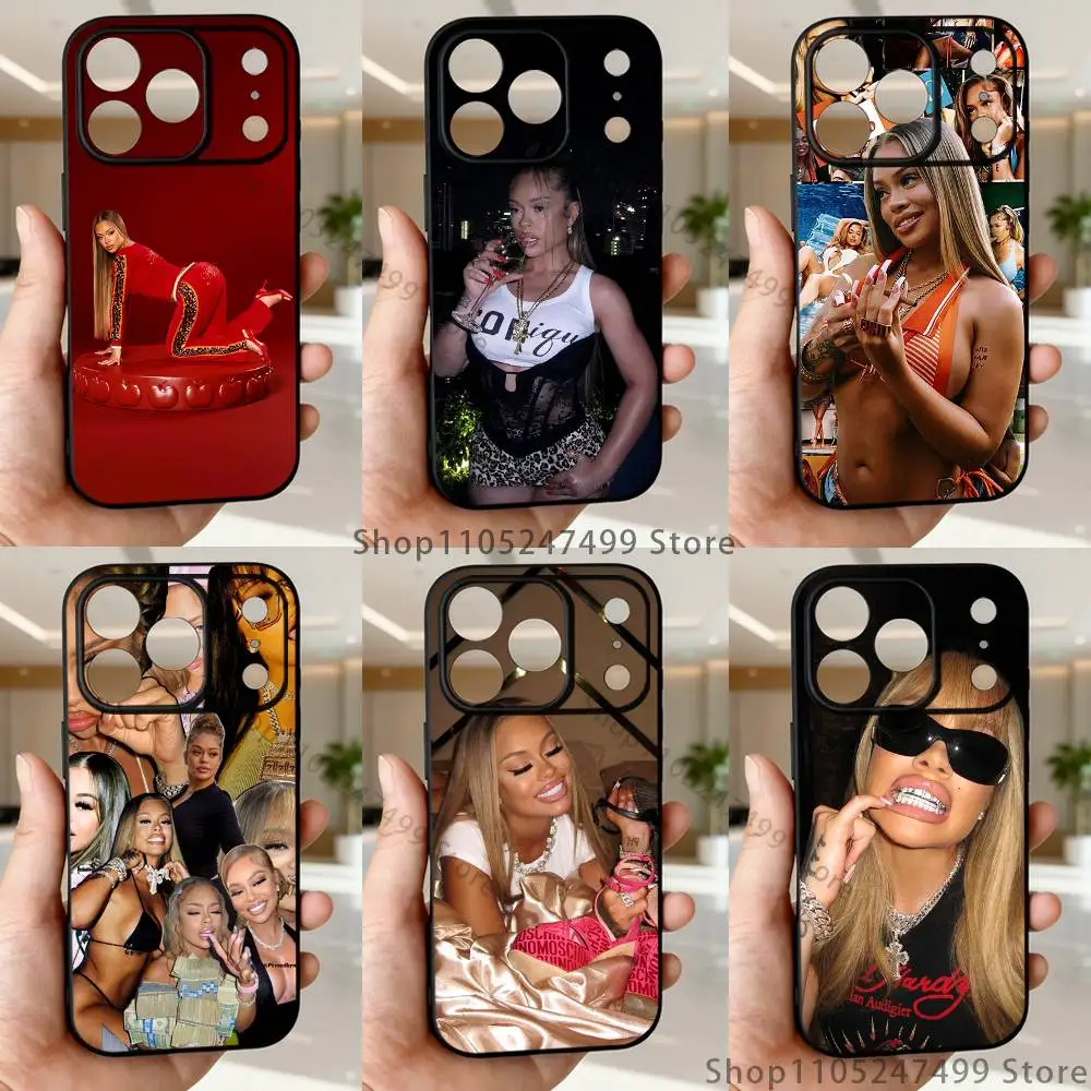 حافظة هاتف سينجر L-Latto لهاتف آيفون 17,16,15,14,13,12,Pro,Max,Plus,E,SE4,Air,Mini Black Soft Box