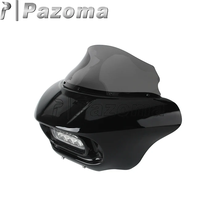High Quality Motorcycle Fairing Headlight Cover Frame ABS Plastic Motorbike Accessories Fit for Harley Model 3