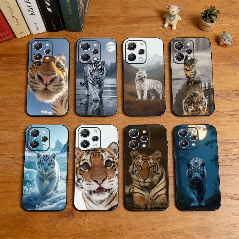 

Cool A-Animal Big Cat Tiger Phone Case Silicone Soft For IPhone 17 16 15 14 13 12 11 X XR Plus Pro Max Plus
