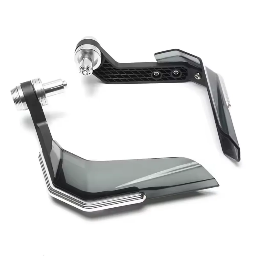 Motorcycle Hand Guards with Windshield CNC Aluminum Alloy Protector for Effective Hand Protection During Riding