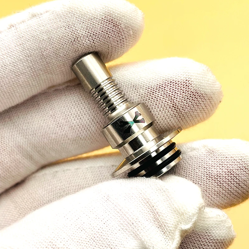 DSX bone X Style 810 طرف بالتنقيط من الفولاذ المقاوم للصدأ قطعة فم واسعة التجويف لـ zeus x rta TFV12 ملحقات خزان البخاخة الإلكترونية #5