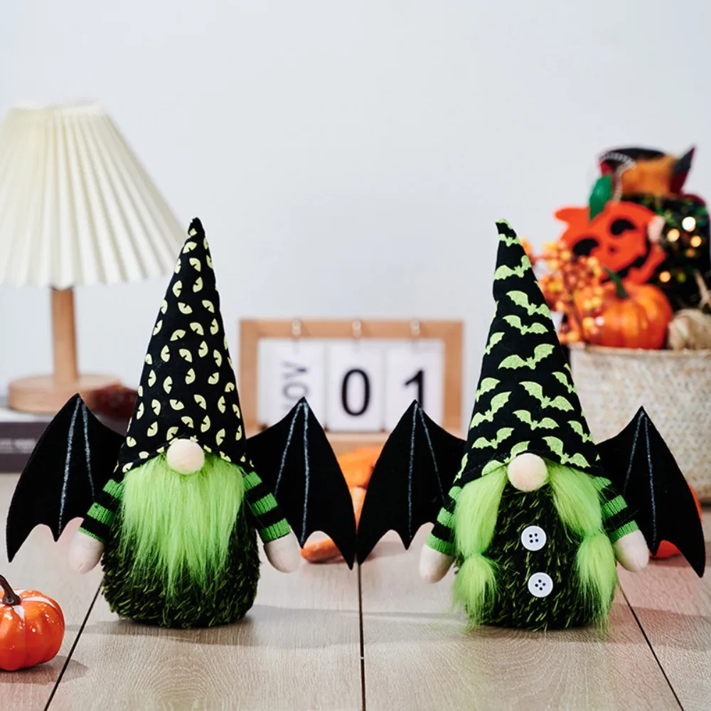 

Funny Soft Halloween Gnomes Doll Mini Handmade Dwarf Plush Doll Exquisite Cartoon Faceless Doll Party Supplies