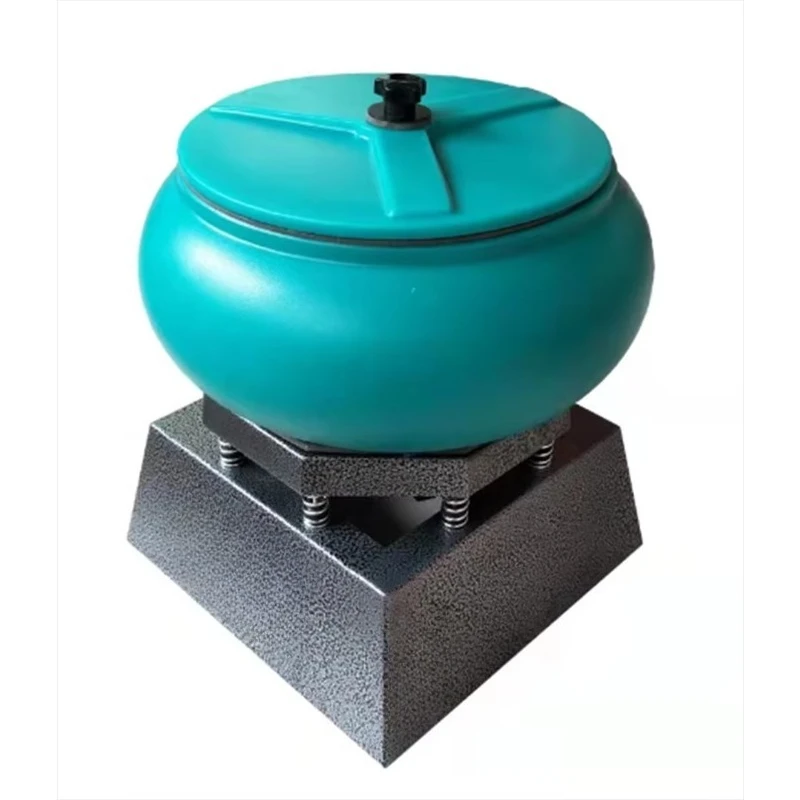 17 Inch 350W Vibratory Rock Tumbler Polishing Bowl 110V/220V Electric Vibrating Tumbling Machine