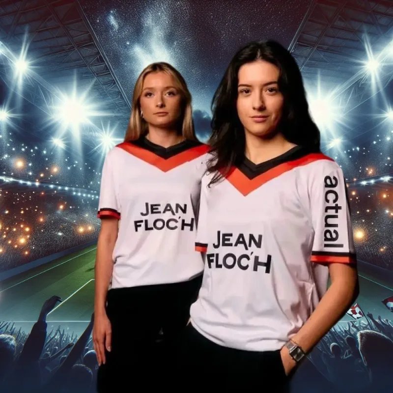 

24-25 Summer Men and Women Lorient T-shirt Football Sportswear Fan Clothing Commemorative Jersey Casual Comfortable T-shirt