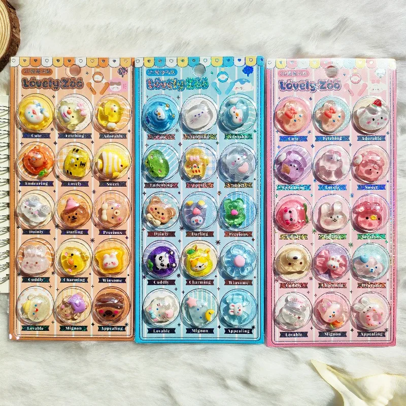 

New Hot DIY shiny cartoon three-dimensional decorative stickers for mobile phones, laptops come with nano-adhesive