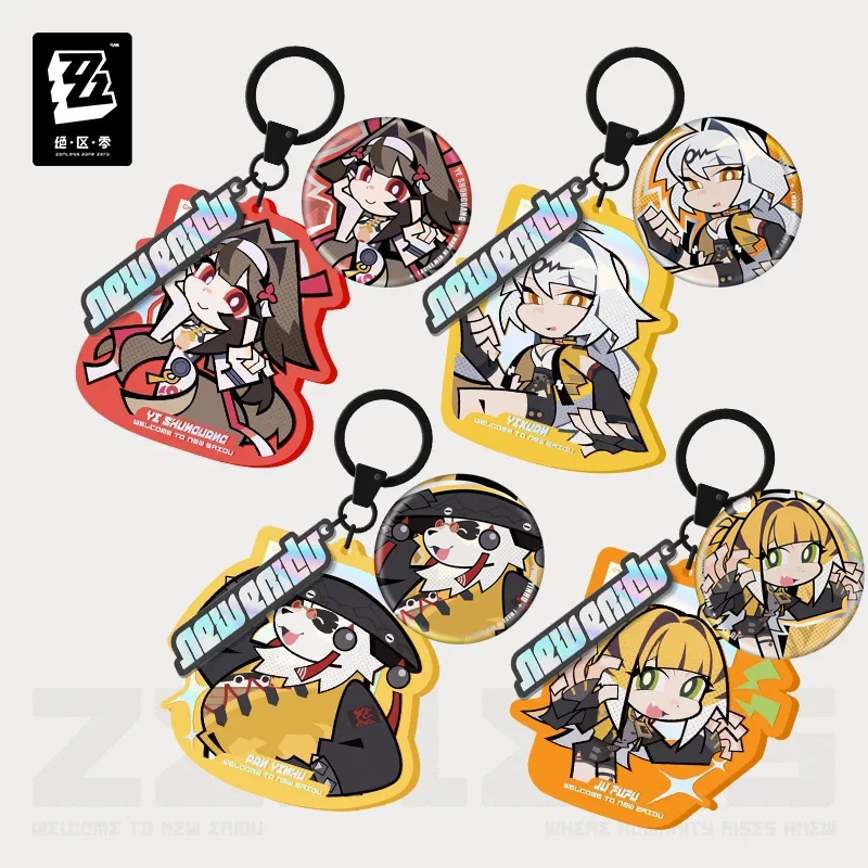 

Sunsyea Zenless Zone Zero Official Merch miHoYo Original LD Series Acrylic Keychain Badge Yunkui Summit