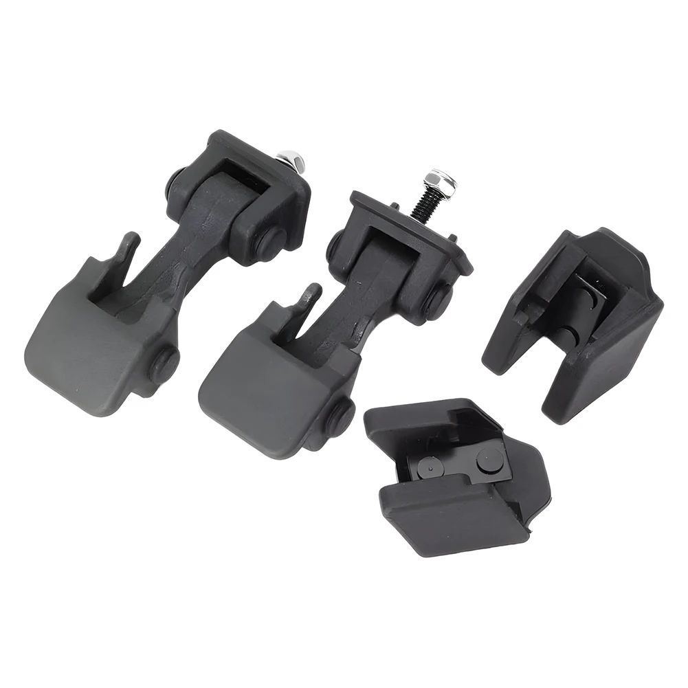 1Pair Front Hood Latch Catch Bracket For Jeep For Wrangler TJ 97-06 55395652AC 55176636AD Replacement Car Accessories