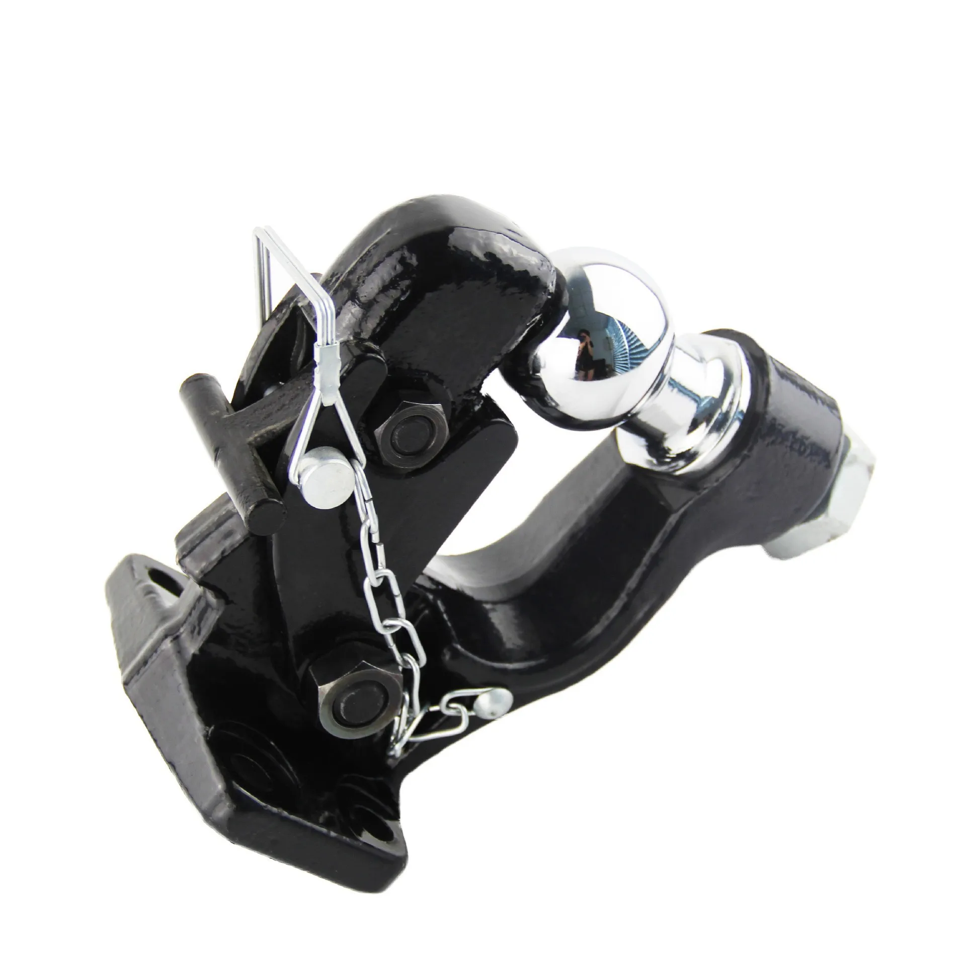 

Trailer Hook 8T Tiger Head Hook Black Forged Rogue Hook Off-Road Vehicle Trailer Ball Modified