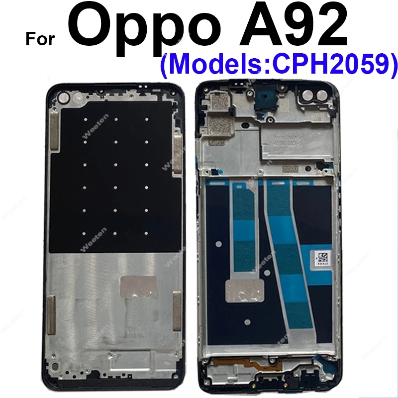 LCD Front Frame For OPPO A91 A92 A92s A93 A93s A94 A95 A96 A97 A98 4G 5G Front LCD Screen Housing Holder Cover Case Parts