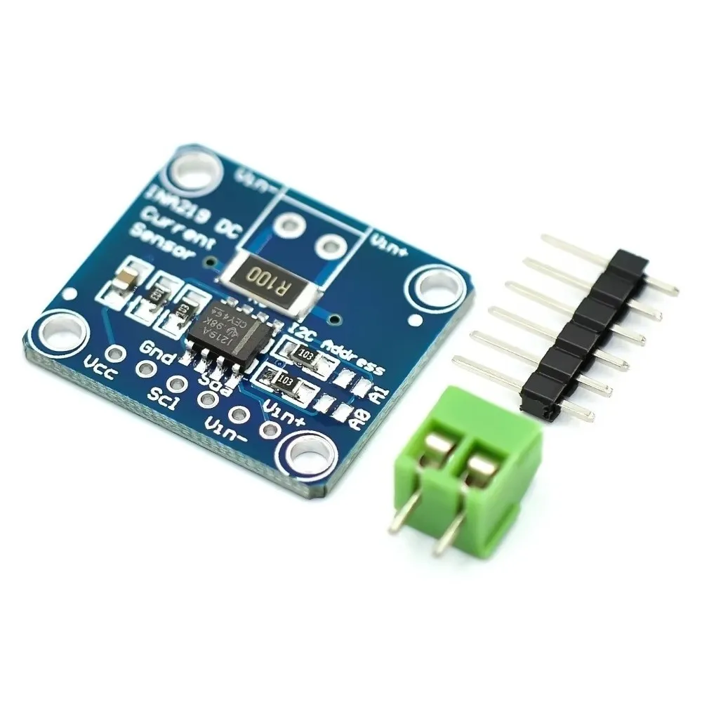 I2C Interface Current Monitoring Sensor 3V-5V Supply Voltage MCU-219 Chip Power Monitoring Module Zero-Drift Design