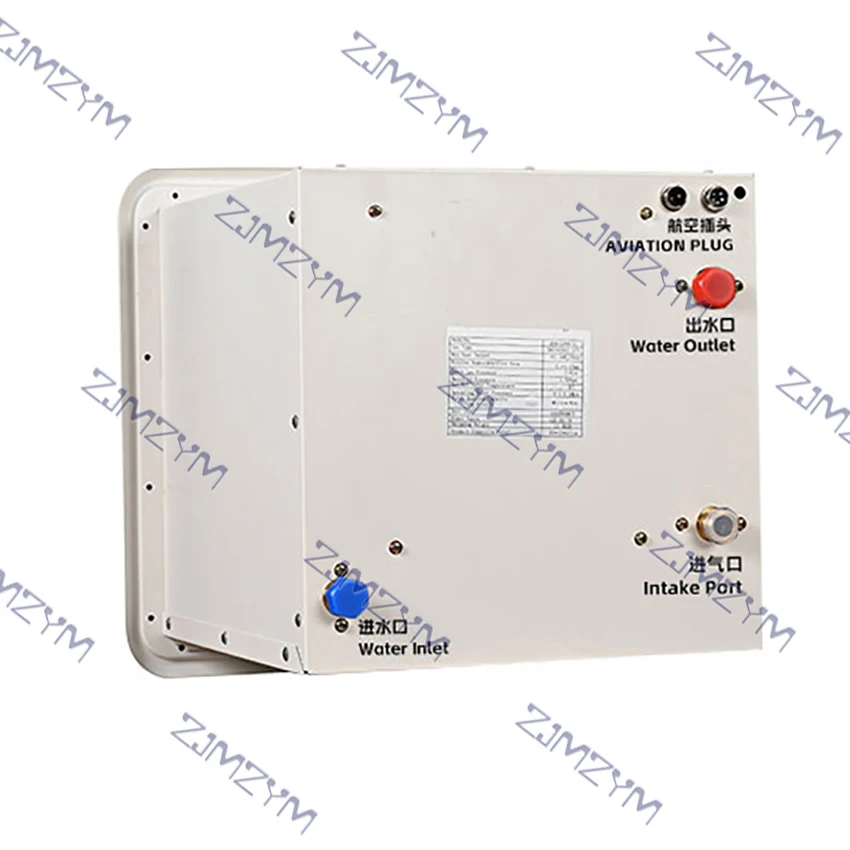65,000 BTU Portable RV Water Heater Camping Instant Hot Water Heater with White Door and Multi-Function Controller